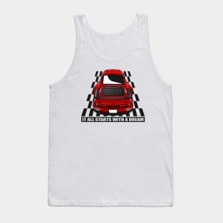 Porsche Dream Car Tank Top